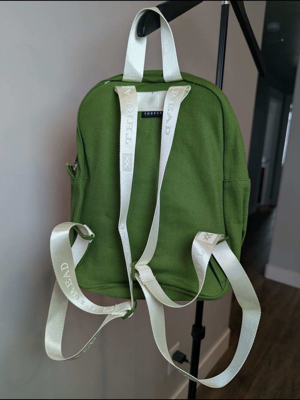 NWT Thread Brand Mini Backpack Green Carry On - Picture 5 of 8